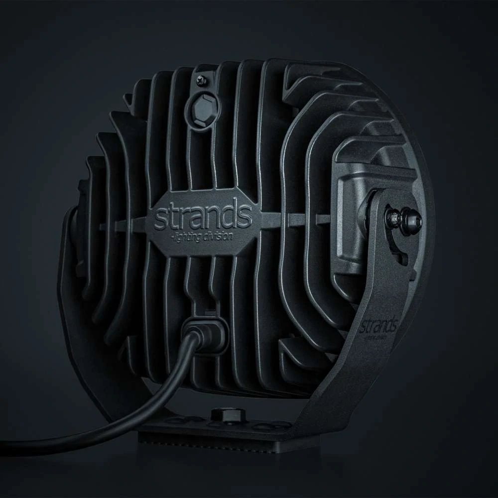 LED reflektor Strands Big energy 2.0 9", s pozičním světlem, 10-32V, 140W, 12900lm, černý