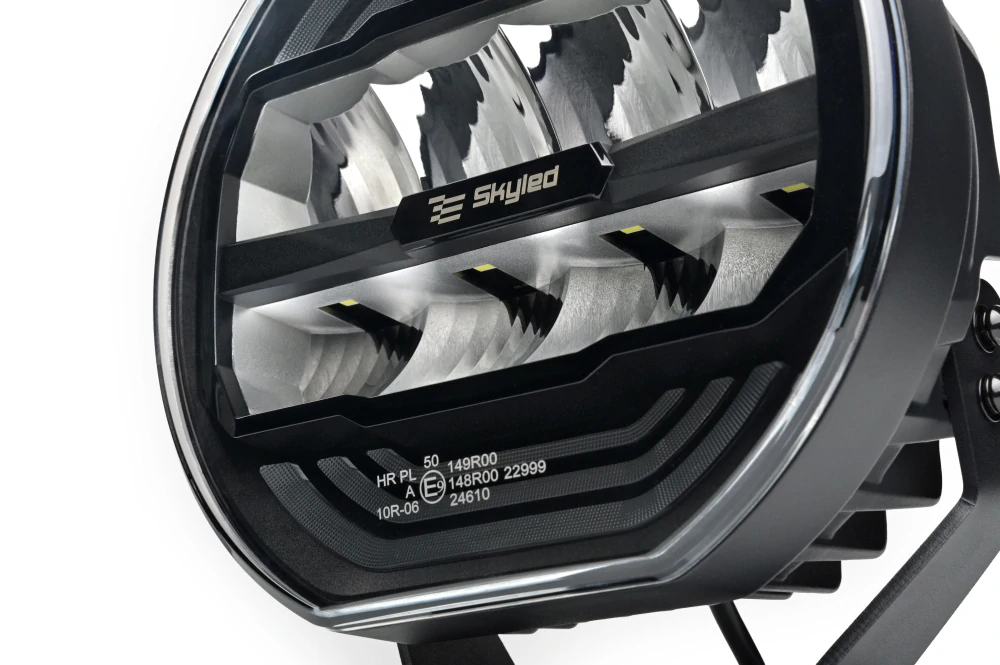 LED přídavný reflektor Skyled Galax 9x - 9" s pozičním světlem, 9-32V, 14000lm, ECE R10, R148, R149