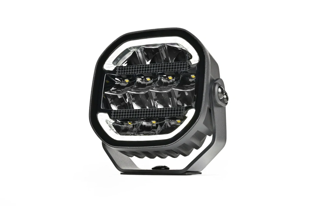 LED přídavný reflektor Skyled Scallop 5x 5", s dynamickým pozičním, 10-32V, 70W, ECE R10/R148/R149