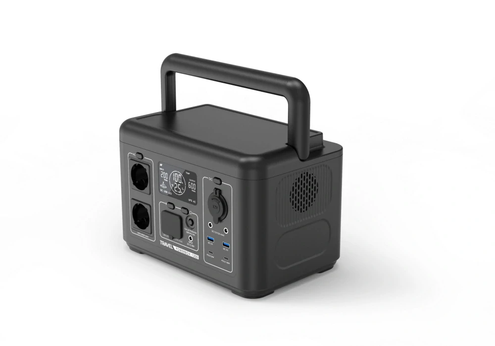 TRAVEL POWERBOX 1200 – přenosná nabíjecí stanice 600 W / 512 Wh LiFePO4 s čistou sinusoidou