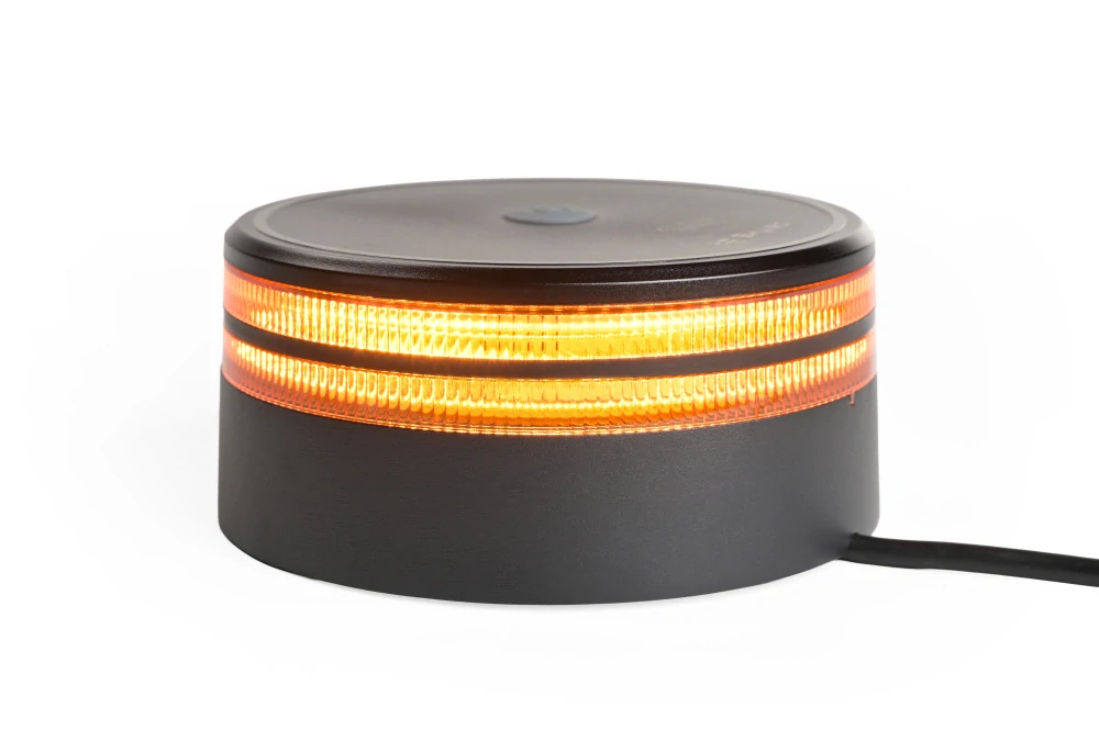 LED maják SKYLED SK-LED Revolution 10–30 V, 50 LED, oranžový, 7 režimů, R65, IP67, Ø 153 mm, výška 69 mm