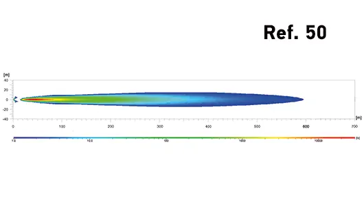 Reflektor Luminator LED chrom ECE 50 12/24V, poziční světlo, 1F8 016 560-031