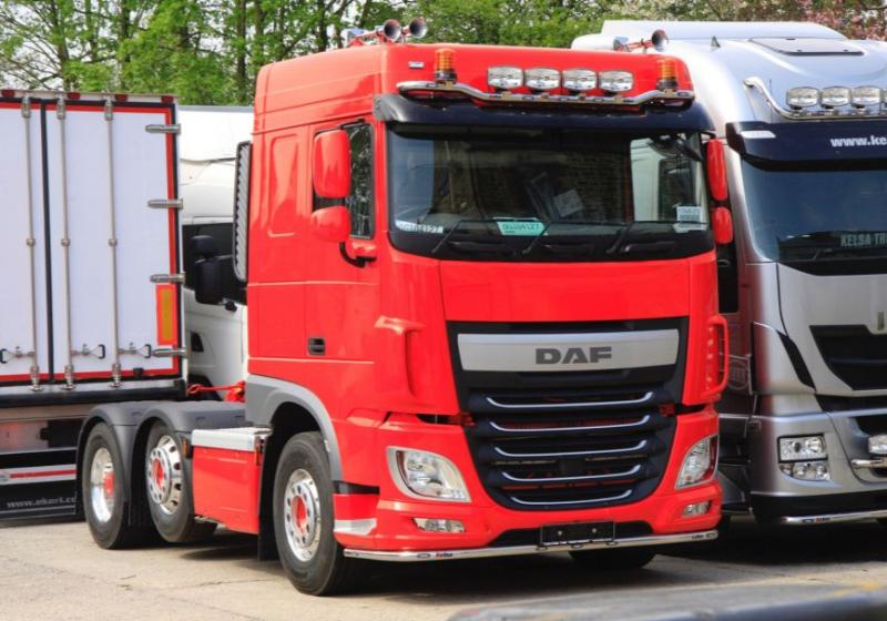Nerezový rám pod nárazník Kelsa LoBar pro DAF XF106 Superspace, Spacecab | DAF XF106 Facelift Superspace, Spacecab