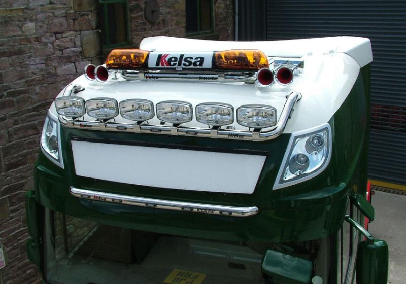 Střešní nerezový rám Kelsa HiBar pro DAF XF106 Superspace | XF106 Facelift Superspace