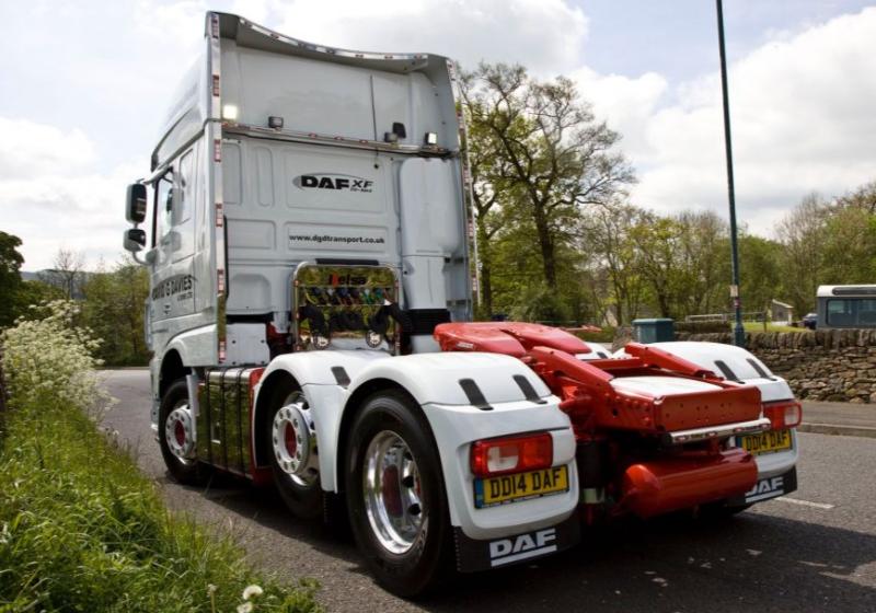 Zadní nerezový rám Kelsa BakBar pro  DAF XF106 Superspace, Spacecab | XF106 Facelift Superspace, Spacecab