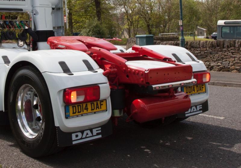 Zadní nerezový rám Kelsa ChassisBar pro  DAF XF106 Superspace, Spacecab | XF106 Facelift Superspace, spacecab