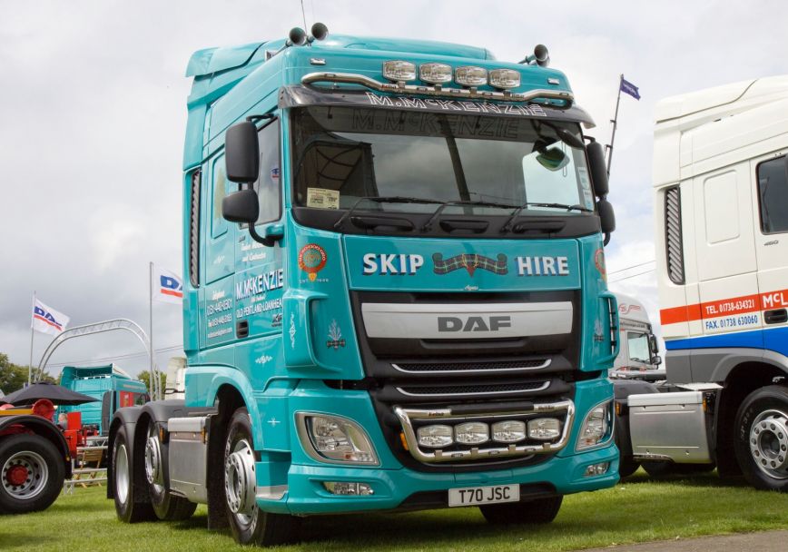 Střešní nerezový rám Kelsa HiBar DH12 pro  DAF XF106 Spacecab