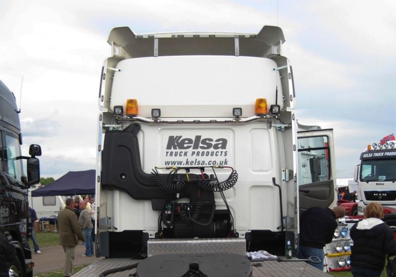 Zadní nerezový rám Kelsa BakBar - low mount pro  DAF CF Euro6 Spacecab