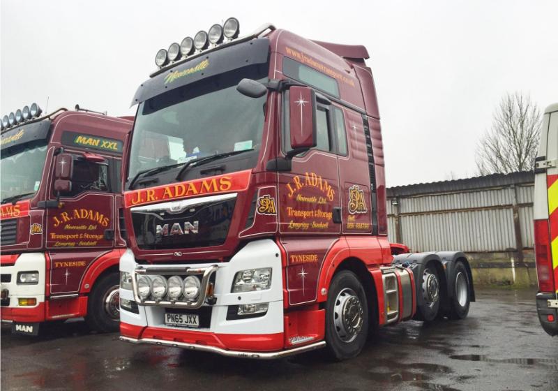 Nerezový rám po nárazník Kelsa LoBar pro  Man TGX Euro6 XL