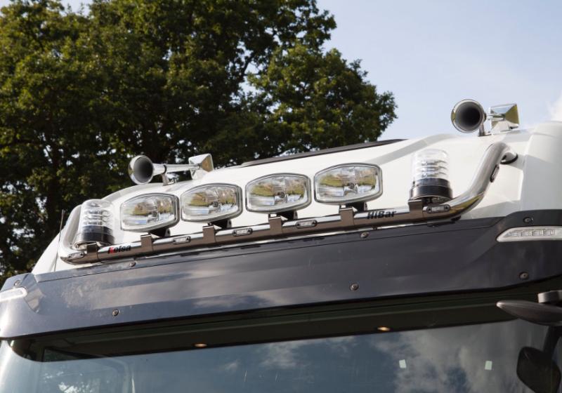 Střešní nerezový rám Kelsa HiBar pro  Iveco Stralis Cube s HIWAY Active Space/Time