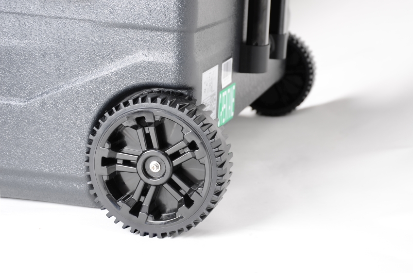 Přenosná kompresorová autochladnička Vigo Cool V52W, 52 l, 12/24/230V, Rukojeť a kolečka