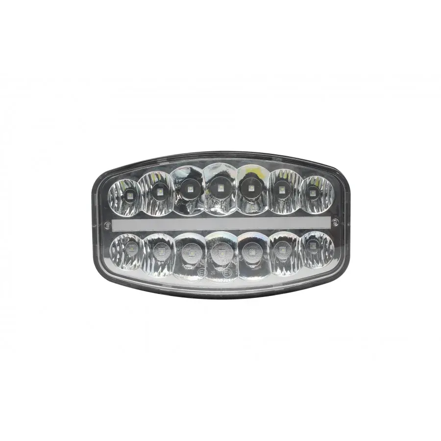 LED dálkové světlo s pozičním SLIM 24 LED 12/24 V 50 W ECE R10 4000 lm