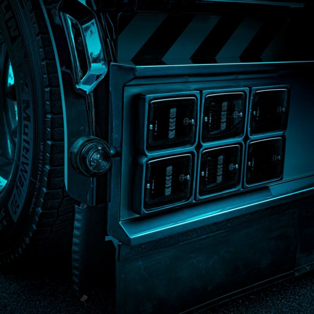 LED světlo Strands DARK KNIGHT Viking zatmavené- červené