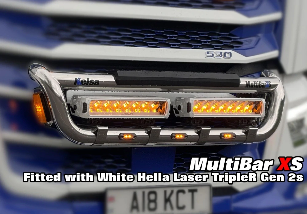 Přední nerezový rám Kelsa MultiBar XS pro DAF XF/XG/XG+