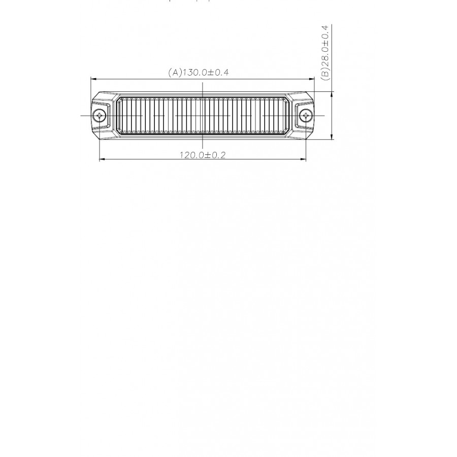 LED strobo světlo predátor 6xLED 7W 12/24V oranžový