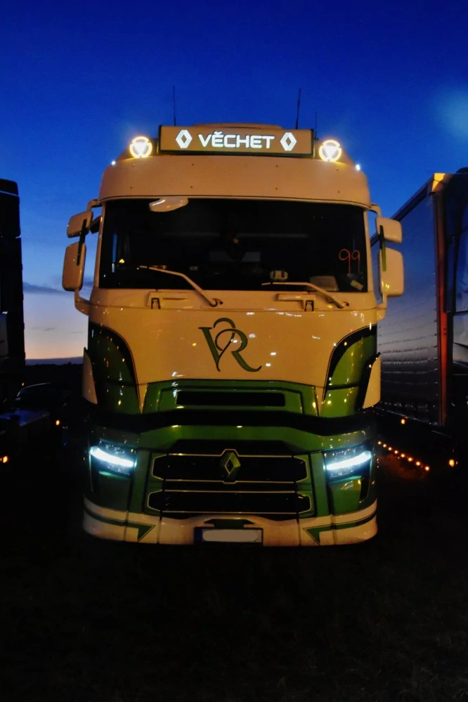 Sluneční clona XL 40 cm Renault T Vysoká kabina