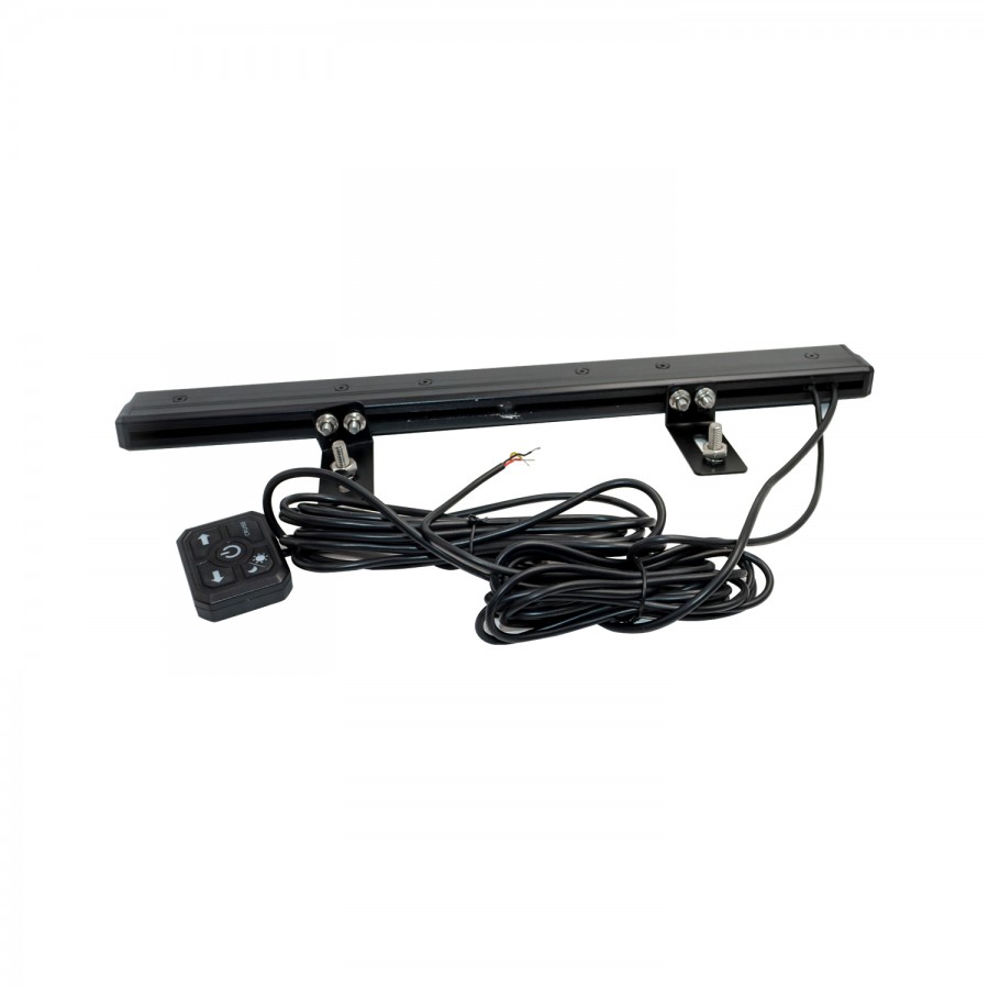 LED výstražná světelná lišta super tenká 12/24V, 473 x 23 mm, R10, R65