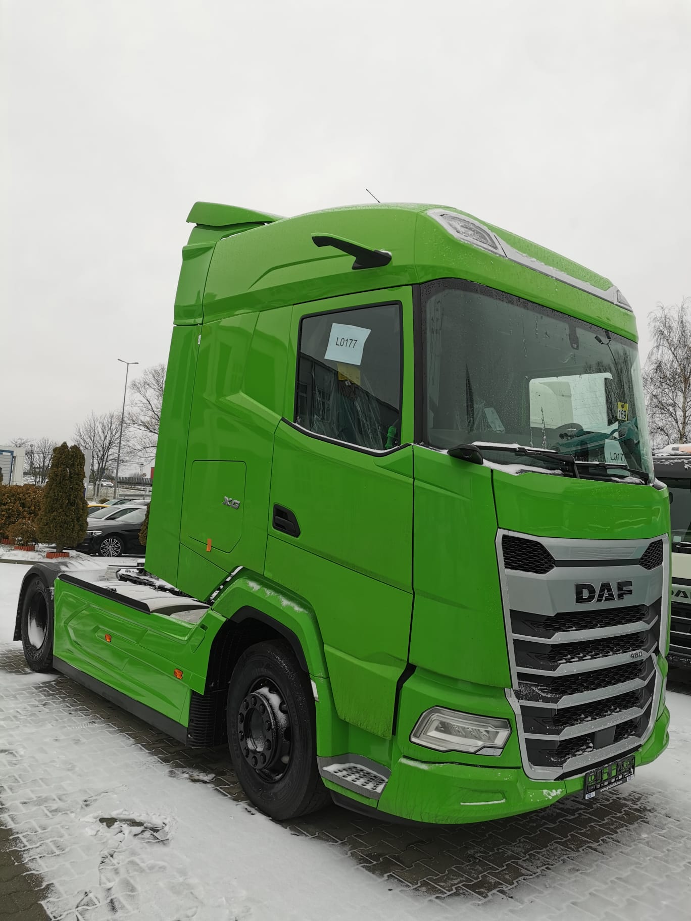 Mezinápravové spoilery DAF XF nové generace Standard