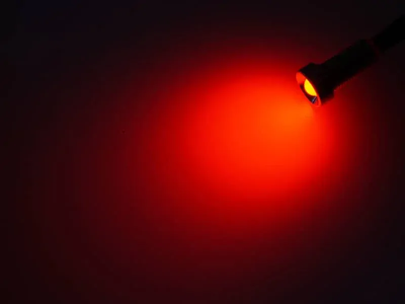 Sada 5 LED světel do interiéru Kamionu 24V Chrom- Červené