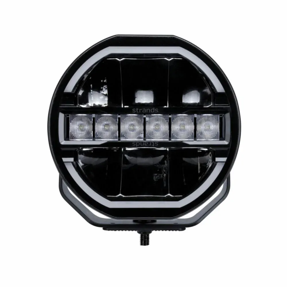 LED světlomet Strands Skylord 9", s pozičním světlem, 140W, 11000lm, Černé