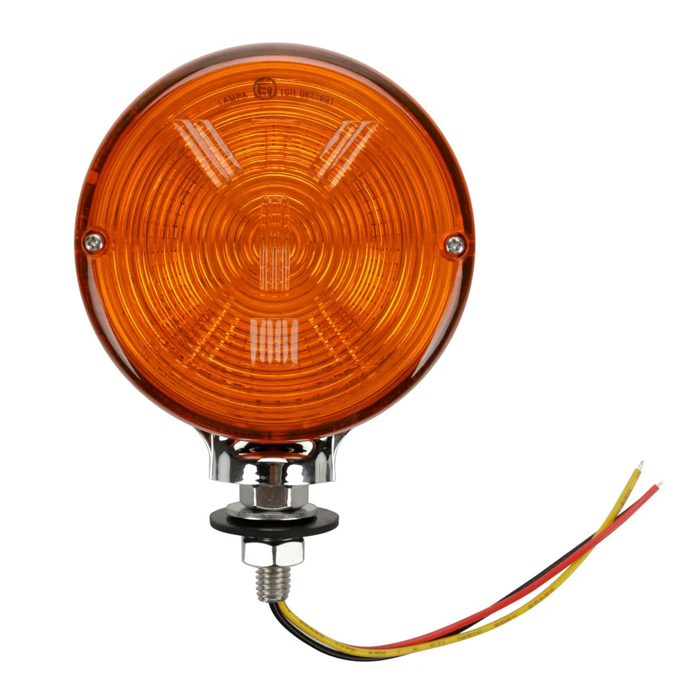 Světlo pod zrcátko Loki-Star / Myší uši, 54 LED světlo, dvojité funkce, 12/24V - červená/oranžová