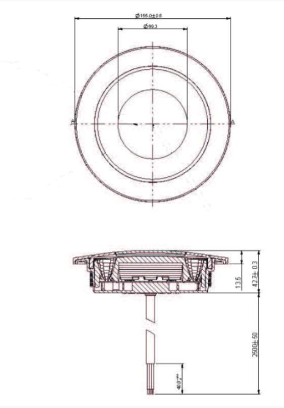 Kombinované LED světlo Chrom "Bulls eye" Chrom 10- 30V | Mlhovka/Zpátečkové