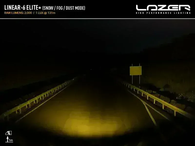 LED přídavené světlo 232mm, LAZER LINEAR-6 ELITE+, 7100Lm, 4 světelné módy, 5000K, IP68