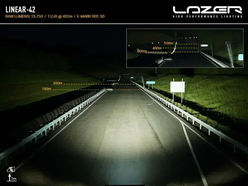 LED přídavné světlo 1132mm, LAZER LINEAR-42, 15750Lm, 5000K, IP68