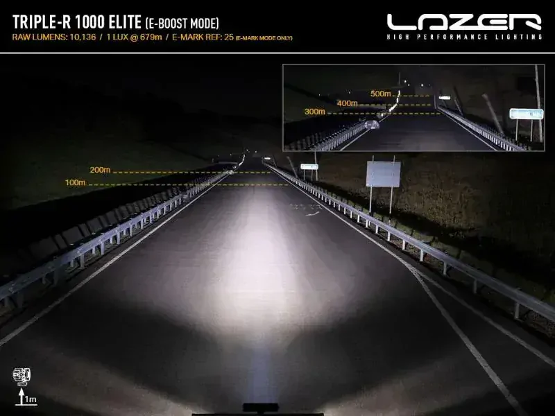 LED přídavné světlo 410mm, LAZER TRIPLE-R 1000 ELITE, 10136Lm, 5000K, IP68, 2.Gen