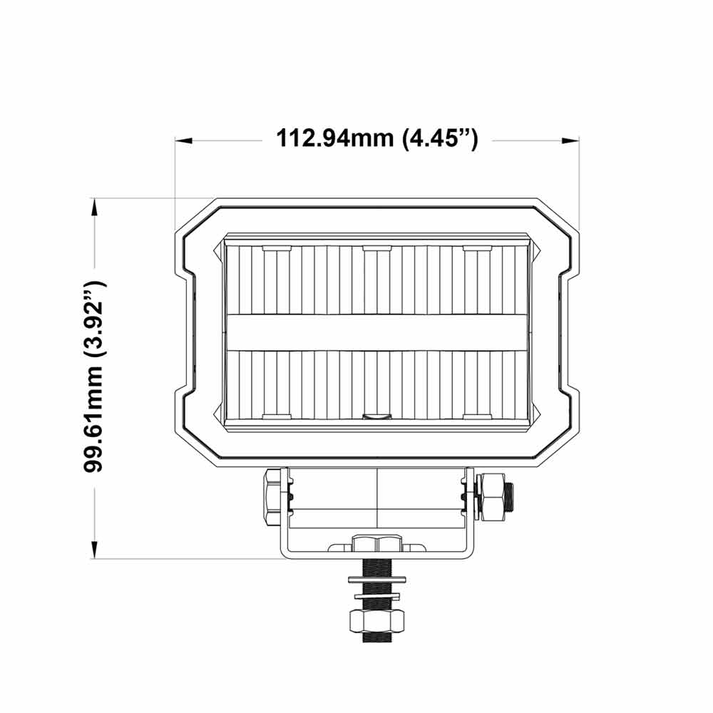 Pracovní LED světlo Boreman SENTRY 10-30V, 25W, 4000lm, ECE R10/R112/R7