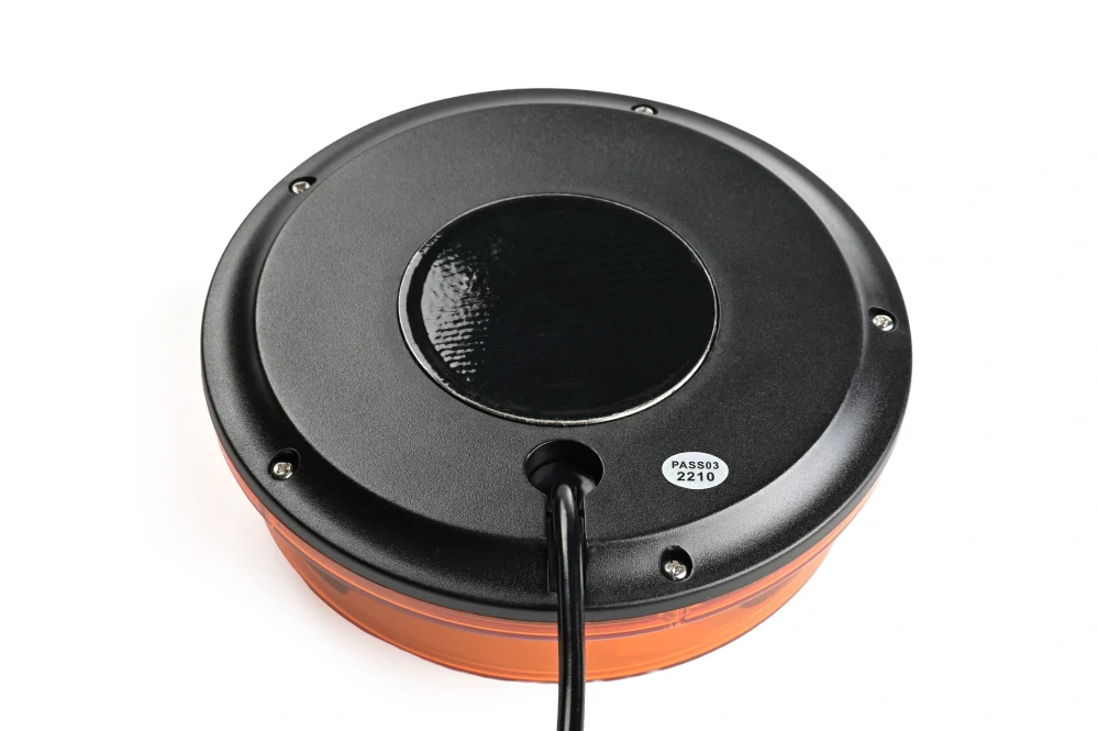 LED maják na magnet Skyled ,,UFO" , oranžový, 151x59mm, 12/24V