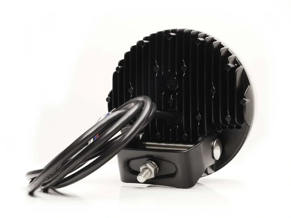 LED přídavný reflektor Waś 7" 178mm s pozičním světlem, strobo, 9000lm, 12-24V, ECE