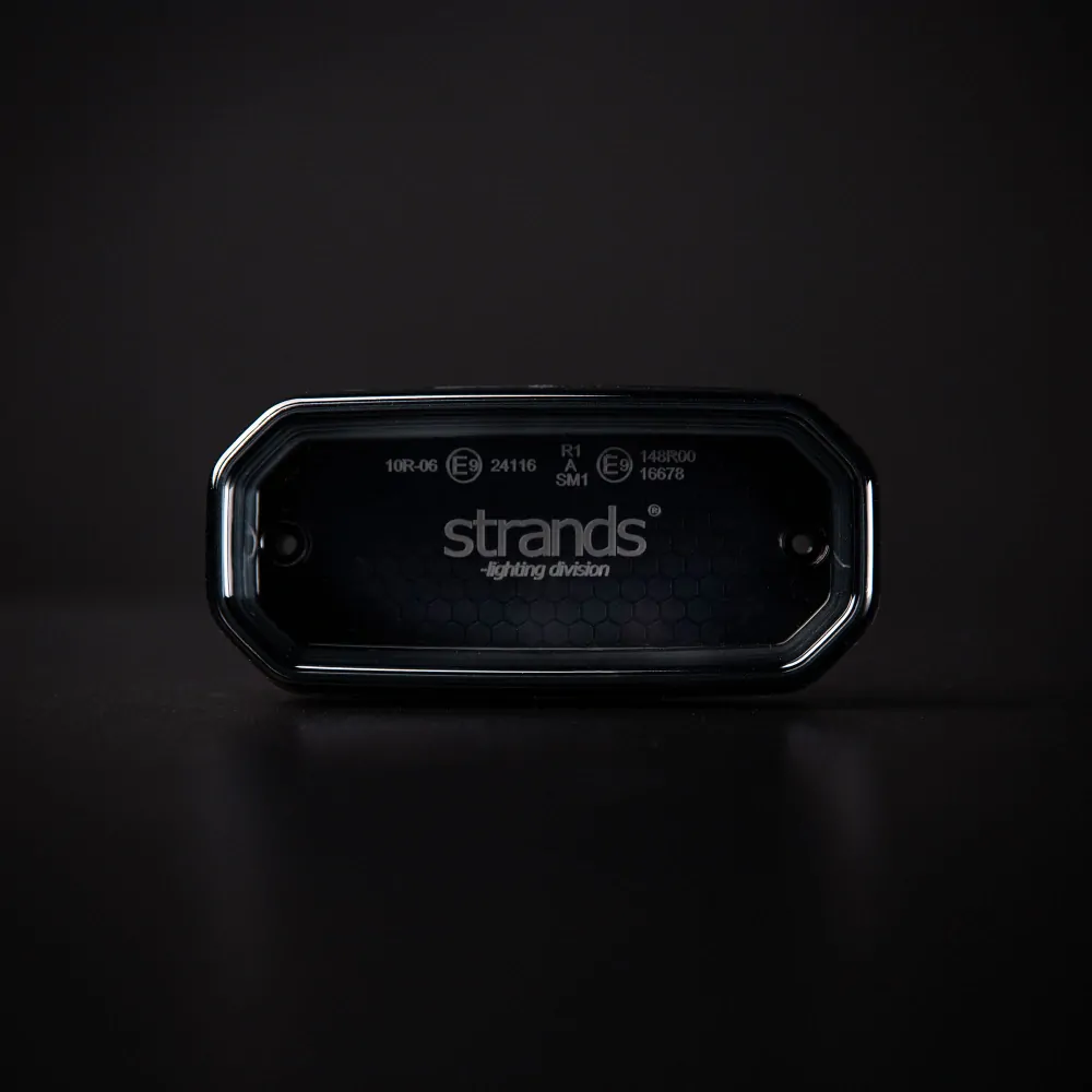 LED poziční světlo 116,5mm Strands FOR9T, 10-40V, 58LED, ECE R10, R148- bílé