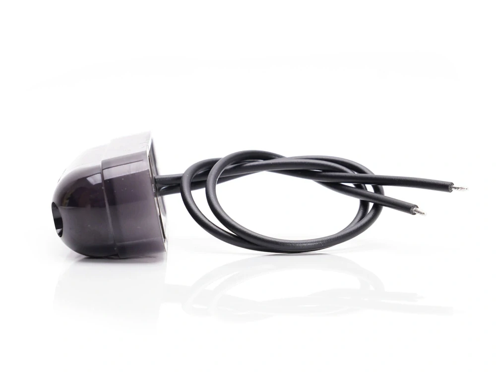 LED poziční světlo Waś 12-24V, zatmavené/efekt neon- červené červené
