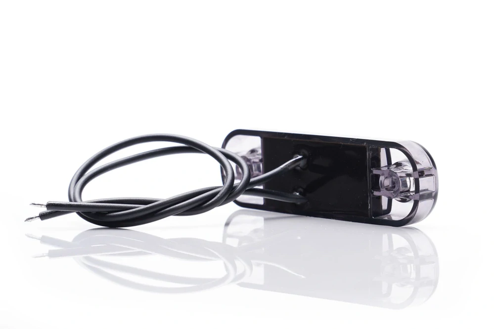 LED poziční světlo Waś 12-24V, průhledné dark- bílé