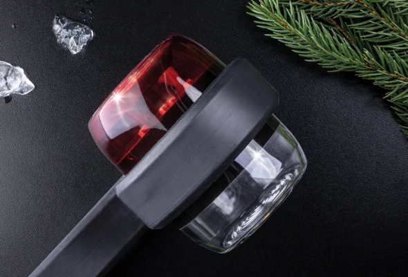 LED obrysová lampa Strands, ADR, DT konektor- bílá/červená