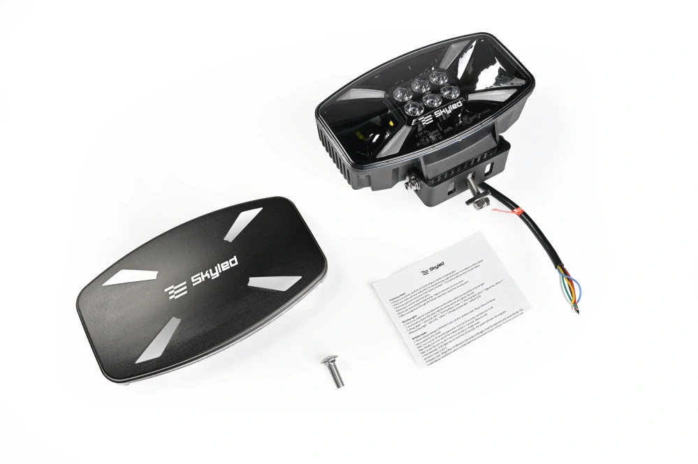 LED světlomet Skyled Jumbo Stella Flash (247mm), s dynamickým pozičním světlem, strobo, 9-36V, 140W, 11000lm, R10/R65/R148/R149