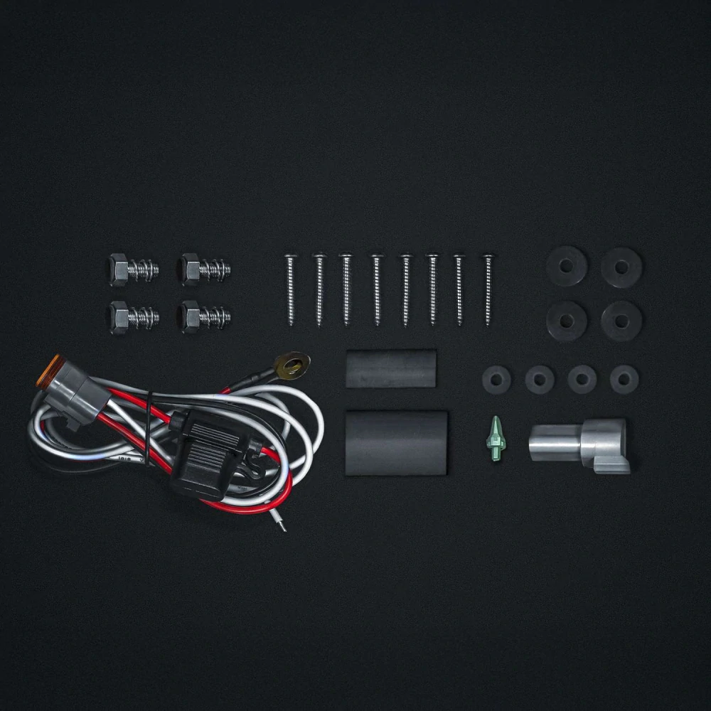 Držák SPZ s LED osvětlením Strands E-LINE BLACK, 9-36V, 100W, 9000Lm