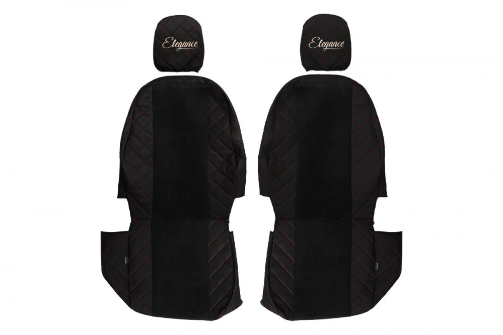 Potahy sedadel (1+1) - Elegance Q, FIAT DUCATO III (01.2014-12.2023) & PEUGEOT BOXER III (01.2014-12.2023) & CITROEN JUMPER III (01.2014-12.2023) - Sedadlo pro jednoho cestujícího 1+1