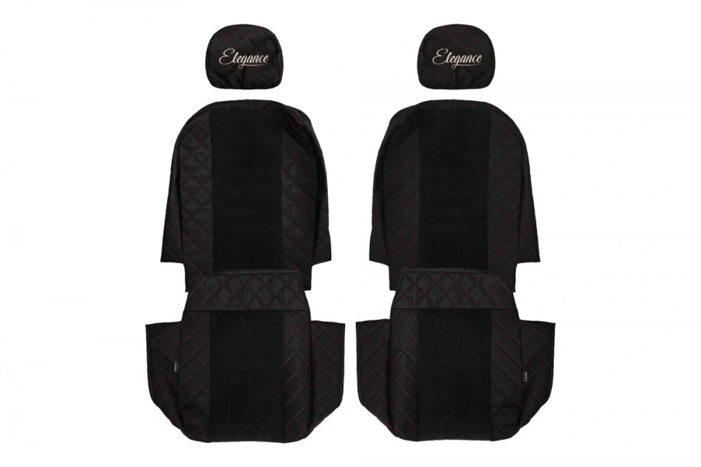 Potahy sedadel (1+1) - Elegance Q, RENAULT TRAFIC II (01.2001-02.2014) & OPEL VIVARO I (01.2001-02.2014) & NISSAN PRIMASTAR (01.2001-02.2014) - Sedadlo pro jednoho cestujícího 1+1