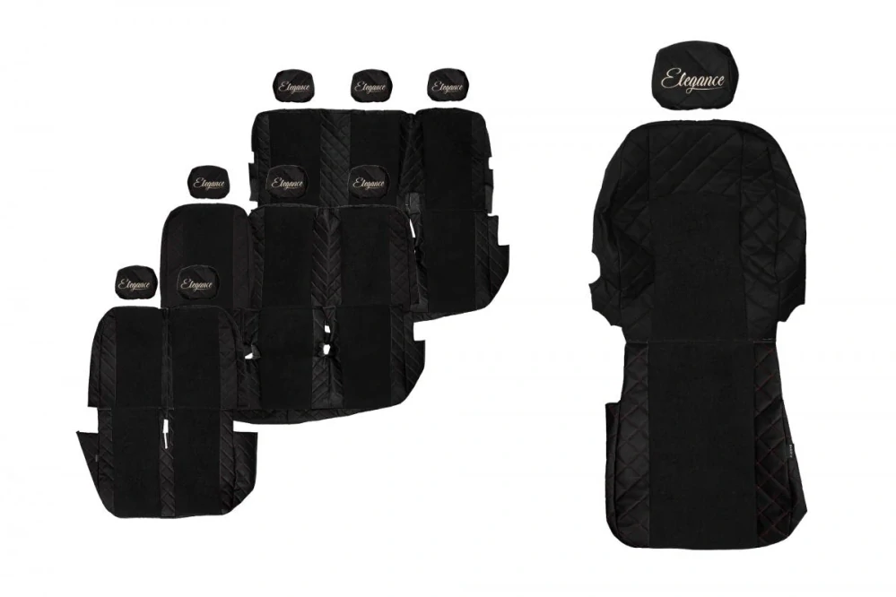Potahy sedadel (9) - Elegance Q, RENAULT TRAFIC II (01.2001-02.2014) & OPEL VIVARO I (01.2001-02.2014) & NISSAN PRIMASTAR (01.2001-02.2014) - 9místné provedení