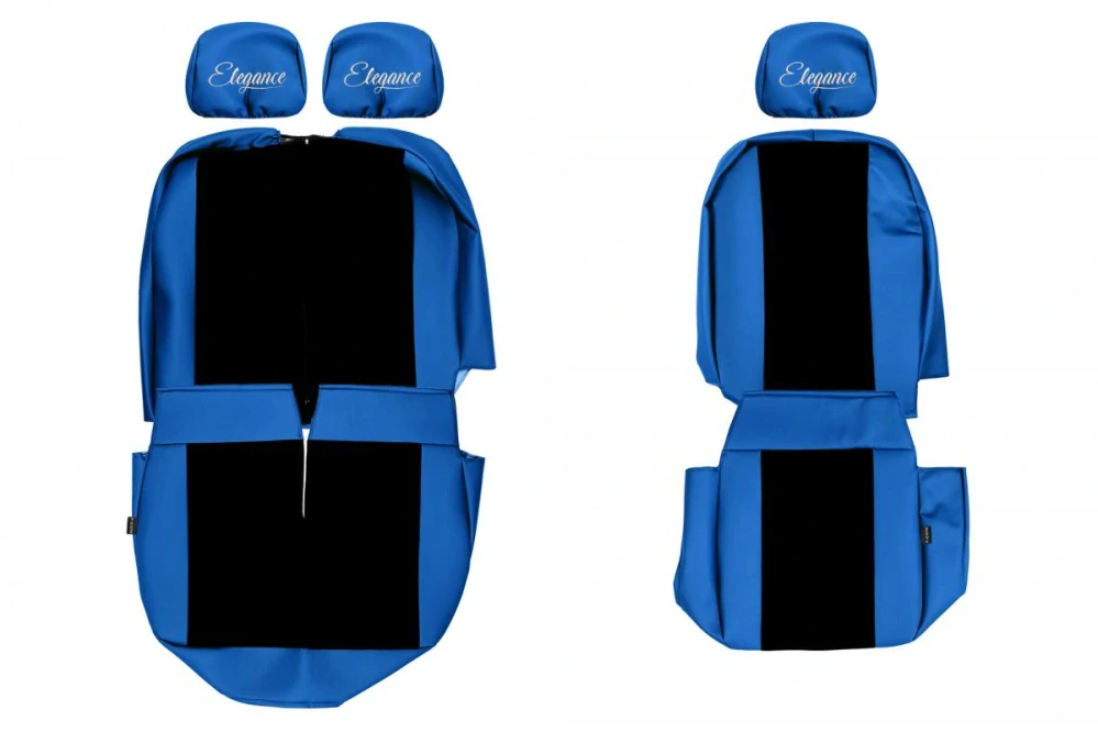Potahy sedadel (1+2) - Elegance S, RENAULT TRAFIC II (01.2001-02.2014) & OPEL VIVARO I (01.2001-02.2014) & NISSAN PRIMASTAR (01.2001-02.2014) - Dvojité sedadlo spolujezdce 1+2