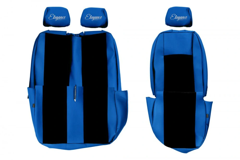 Potahy sedadel (1+2) - Elegance S, VOLKSWAGEN TRANSPORTER T5 (01.2003-12.2015) & VOLKSWAGEN TRANSPORTER T6 (01.2016-12.2021) - Dvojité sedadlo spolujezdce 1+2