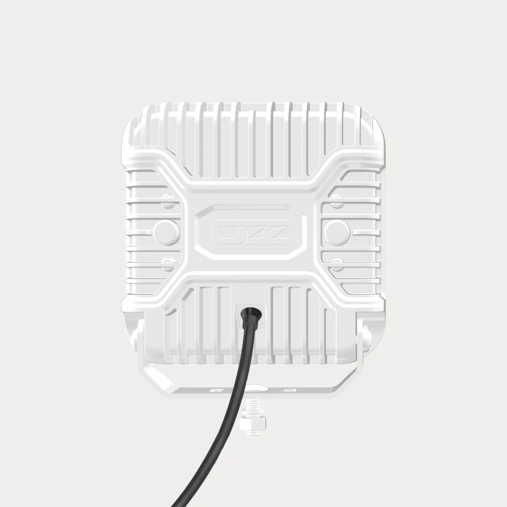 OZZ SQR 9" LED Dálkový světlomet 228,6mm, s pozičním světlem, strobo, 21000lm, ECE R10, 9-32V, 240W, bílé