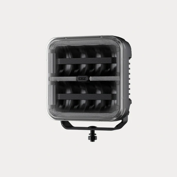 OZZ SQR 7" Dálkový světlomet 177,8mm, s pozičním světlem, strobo, 14000lm, 9-32V, ECE R10, 160W, černé