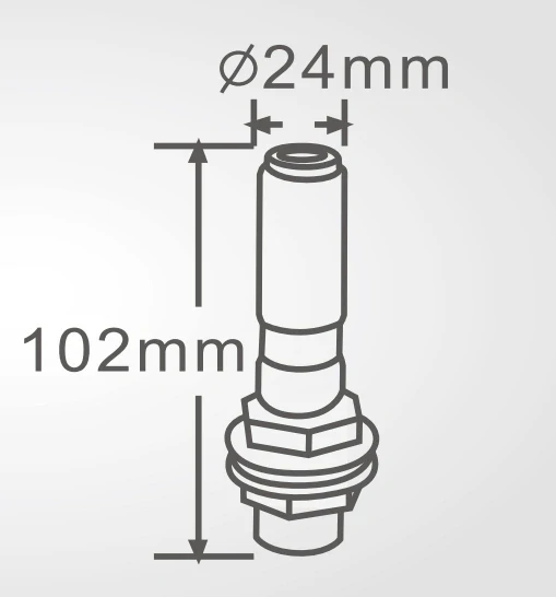 SKYLED typ "I" montážní trměn na maják DIN konektor 12/24V