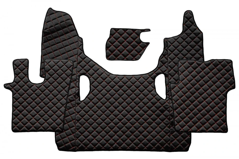 Celoplošné koberečky - prošívané ECO-Leather, SCANIA G NEXTGEN (01.2017-) - Automatická převodovka