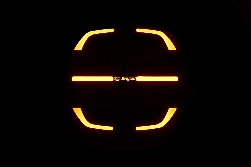 LED Přídavný reflektor Skyled Moai 9x - 9" s pozičním světlem, 9-36V, 16000lm, 162W, ECE R10, R148, R149 - bílý