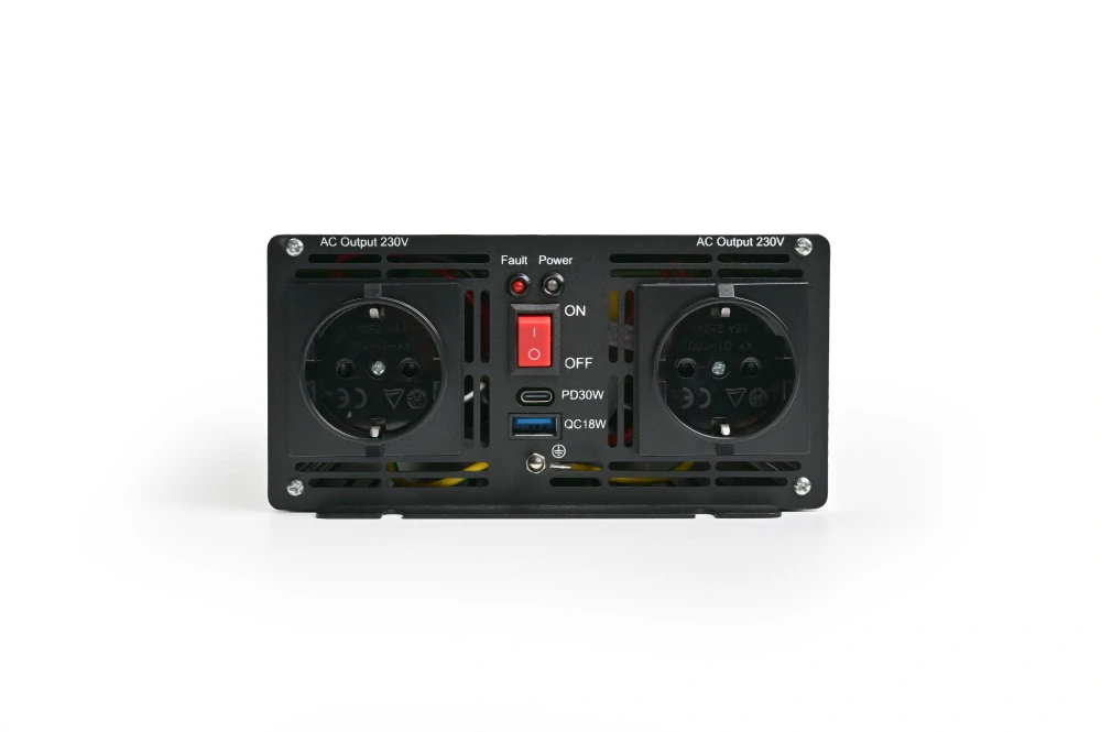 Měnič napětí Skyled 12V/230V, 4000W (2000W trvalý), čistý Sinus