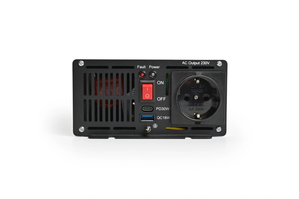 Měnič napětí Skyled 24V/230V, 2000W (1000W trvalý), čistý Sinus